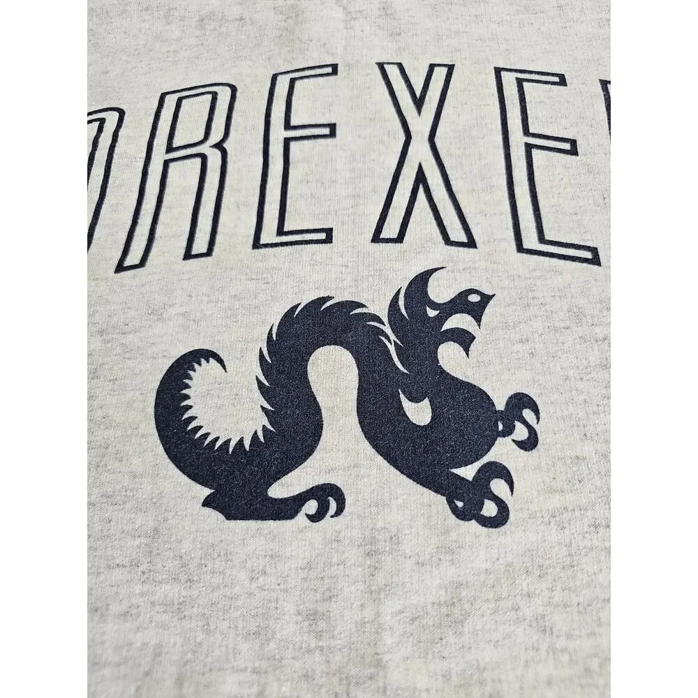 Champion Drexel University Oatmeal Crewneck Sweatshirt Size Large - Picture 5 of 10